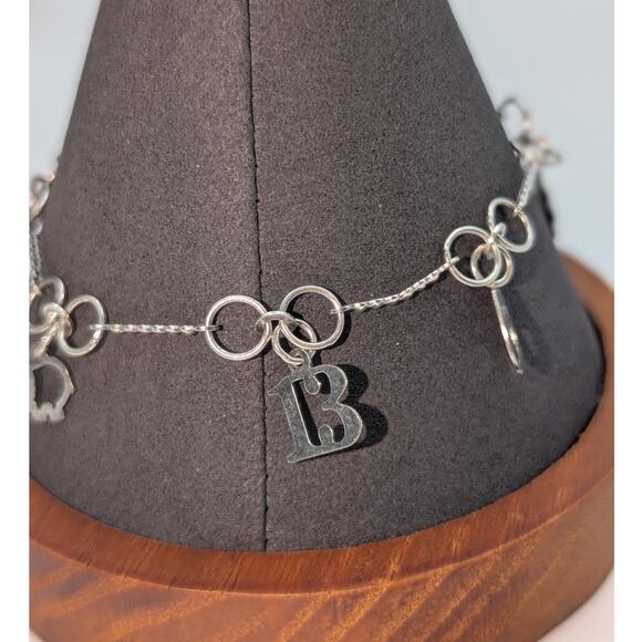 Marked 925 Mex Lucky Charm Silver Tone Bracelet - Picture 6 of 8